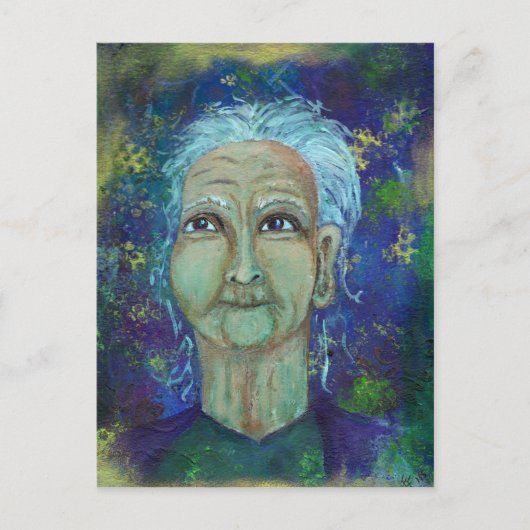Divine Feminine Auntie Ebb Briefkaart (Voorkant)