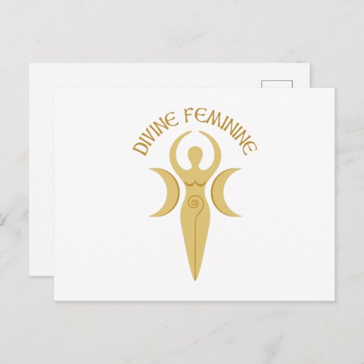 Divine Feminine Briefkaart (Voorkant / Achterkant)