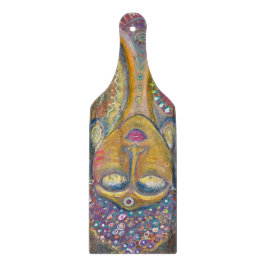 Divine Feminine Buddha glass cutting board Snijplank