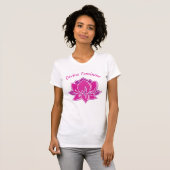 Divine Feminine Lotus Flower T-shirt (Voorkant volledig)