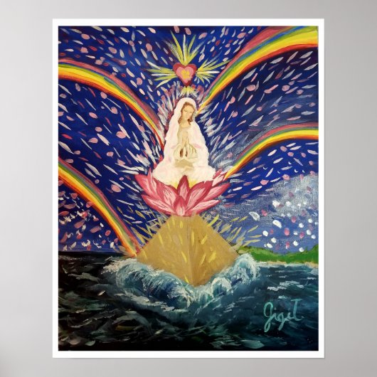 Divine Feminine Rising Matte paper poster (Voorkant)