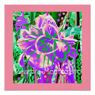 Divine Flower Grote Liefde Glossy Poster