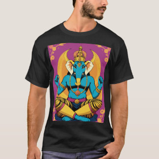 Divine Ganesha Pop Art T-shirt