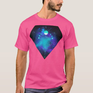 Divine Geometry Moon Phases Spiritualiteit T-shirt