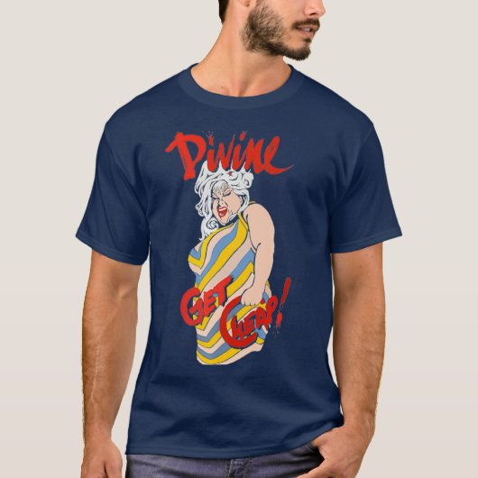 Divine Get Cheap - LGBT Drag Queen Premium T-shirt (Voorkant)