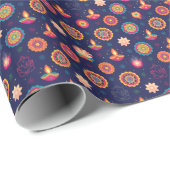 Divine Glow Diwali Cadeaupapier (Rol Hoek)