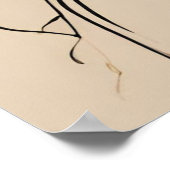 Divine Goddess Line Art Poster (Hoek)