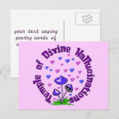 Divine Hallucination Temple Briefkaart (Voorkant / Achterkant)