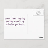 Divine Hallucination Temple Briefkaart (Achterkant)