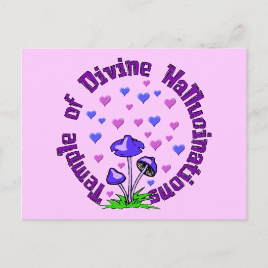 Divine Hallucination Temple Briefkaart (Voorkant)