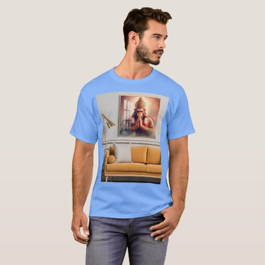 Divine Hanuman Collectie T-shirt (Voorkant volledig)