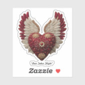 "Divine Heart Wings" Sticker (Vel)