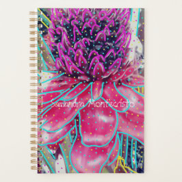 Divine Hot Pink Ananas bloemplanner Planner