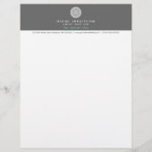 Divine Impression Blue 2 Briefhoofd Ontwerp (Voorkant)