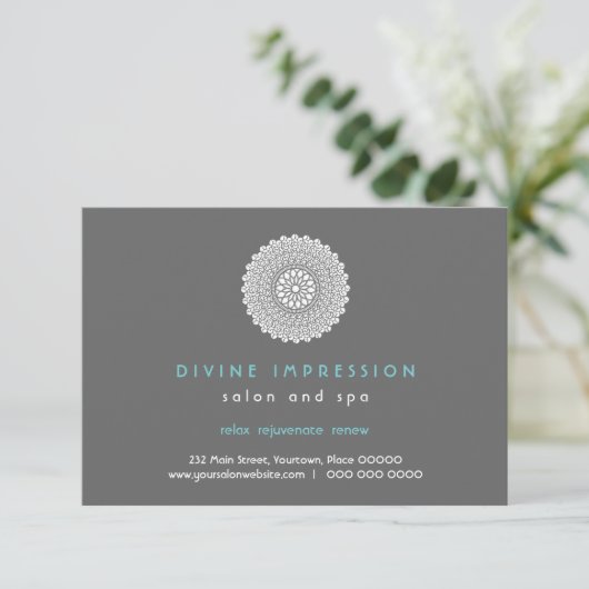 Divine Impression Blue Cadeft Certificate (Staand voorkant)