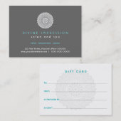 Divine Impression Blue Cadeft Certificate Kortingskaartje (Voorkant / Achterkant)