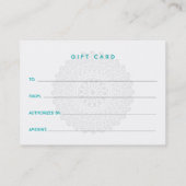 Divine Impression Blue Cadeft Certificate Kortingskaartje (Achterkant)