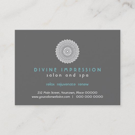 Divine Impression Blue Cadeft Certificate Kortingskaartje (Voorkant)