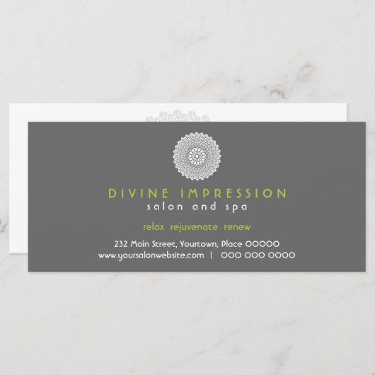 Divine Impression Green Cadeft Certificate (Voorkant / Achterkant)