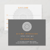 Divine Impression Oranje Cadeaubon (Voorkant / Achterkant)