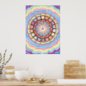 Divine Integration Mandala 6 Art Print Large (Keuken)