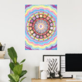 Divine Integration Mandala 6 Art Print Large (Thuiskantoor)