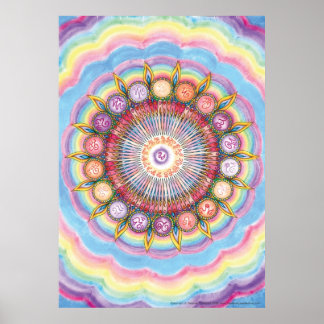 Divine Integration Mandala 6 Art Print Large