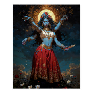 Divine Kali Perfect Poster