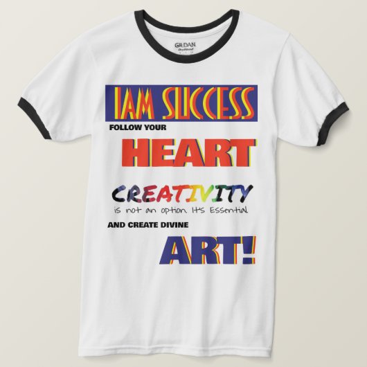 DIVINE KUNST T-SHIRT (Design voorkant)