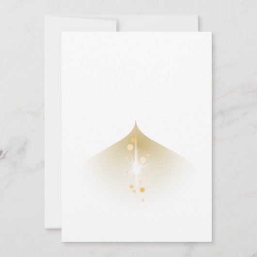 Divine Light & Celestial Glow Iftar Dinner Kaart (Achterkant)