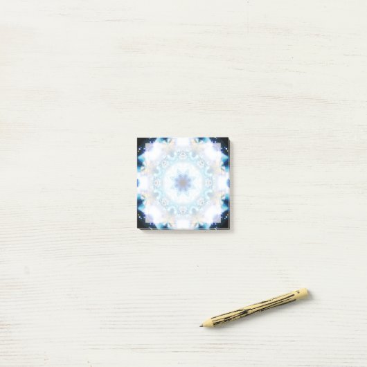Divine Light Mandala Post-it® Notes (Op bureau)