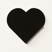 Divine Light & Spiritual Connection Heart Notebook Notitieboek (Achterkant)