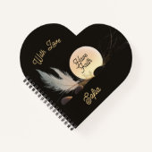 Divine Light & Spiritual Connection Heart Notebook Notitieboek (Voorkant)