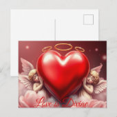 Divine Love Feestdagenkaart (Voorkant / Achterkant)