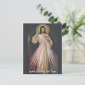 Divine Mercy Briefkaart (Staand voorkant)