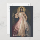 Divine Mercy Briefkaart (Voorkant / Achterkant)