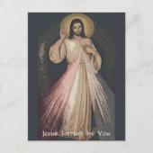 Divine Mercy Briefkaart (Voorkant)