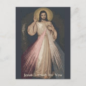 Divine Mercy Briefkaart (Voorkant)