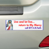 Divine Mercy bumper sticker (Op auto)