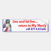 Divine Mercy bumper sticker (Voorkant)