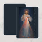 Divine Mercy by Kazimierowski Eugene Bedankkaart (Voorkant / Achterkant)