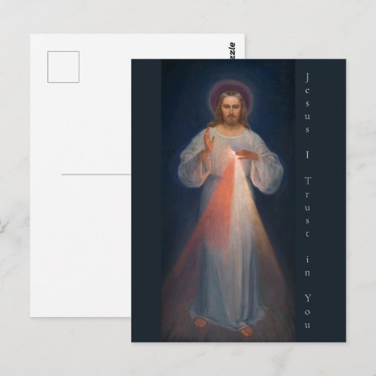 Divine Mercy by Kazimierowski Eugene Briefkaart (Voorkant / Achterkant)