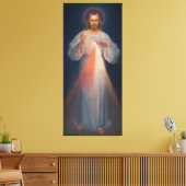 Divine Mercy by Kazimierowski Eugene Canvas Afdruk (Insitu (Woonkamer))