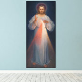 Divine Mercy by Kazimierowski Eugene Canvas Afdruk (Insitu (Houten vloer))