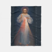 Divine Mercy by Kazimierowski Eugene Fleece Deken (Voorkant)