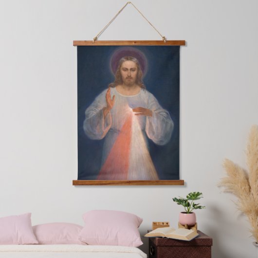 Divine Mercy by Kazimierowski Eugene Hangend Wandkleed (Slaapkamer)