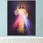 Divine Mercy Canvas Afdruk (Insitu (Houten vloer))