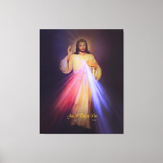 Divine Mercy Canvas Afdruk (Voorkant)