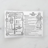 Divine Mercy Chaplet Gevouwen Wenskaart Kaart (Binnen)