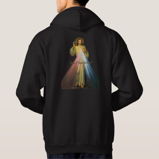 Divine Mercy Devotional Afbeelding Hoodie (Achterkant)
